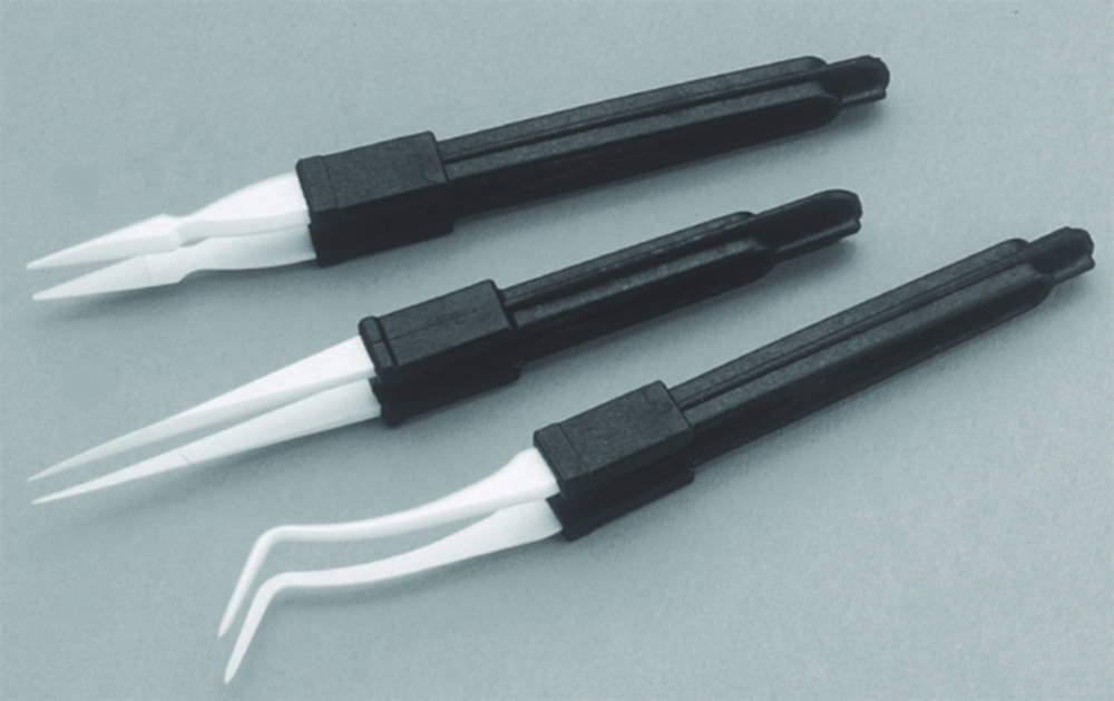 n.Abv.bei RSG n.m.l. Keramikpinzette 130 mm mit Kunststoffgriff,