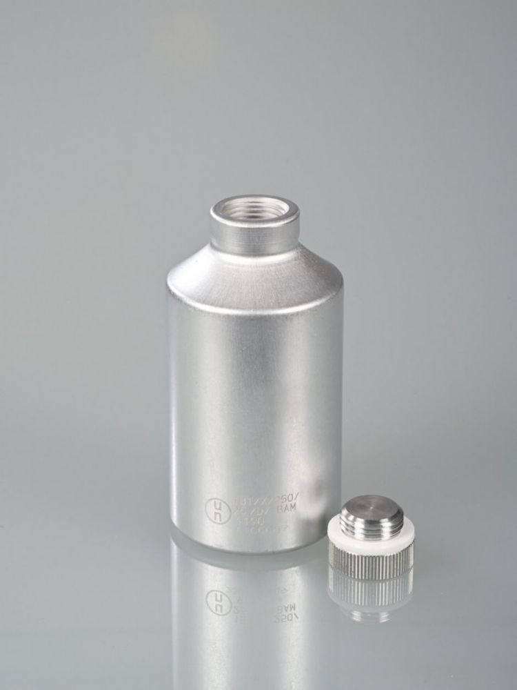 Aluminiumflasche 125 ml mit UN-Zulassung