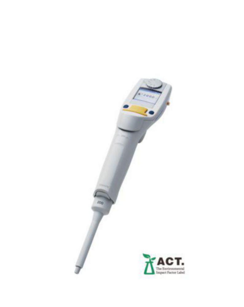 Xplorer® 1-Kanal-Pipette 10 - 200 µl, Multifunktionswippe, gelb ** Kennzeichnungspflichtig UN 3481 **