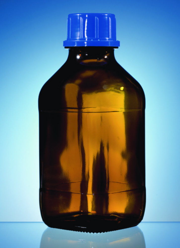 Vierkantflaschen, Natron-Kalk-Glas, beschichtet, braun
