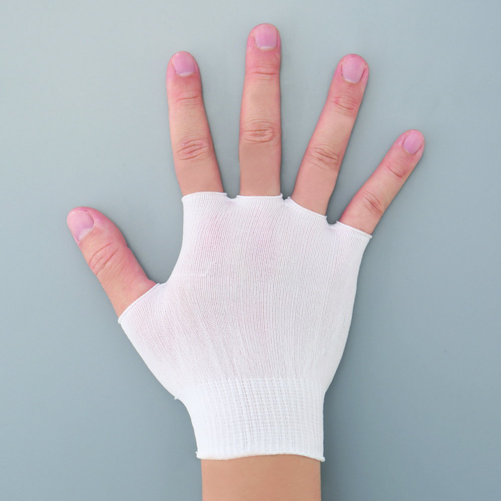 Unterziehhandschuhe Halbfinger, Nylon