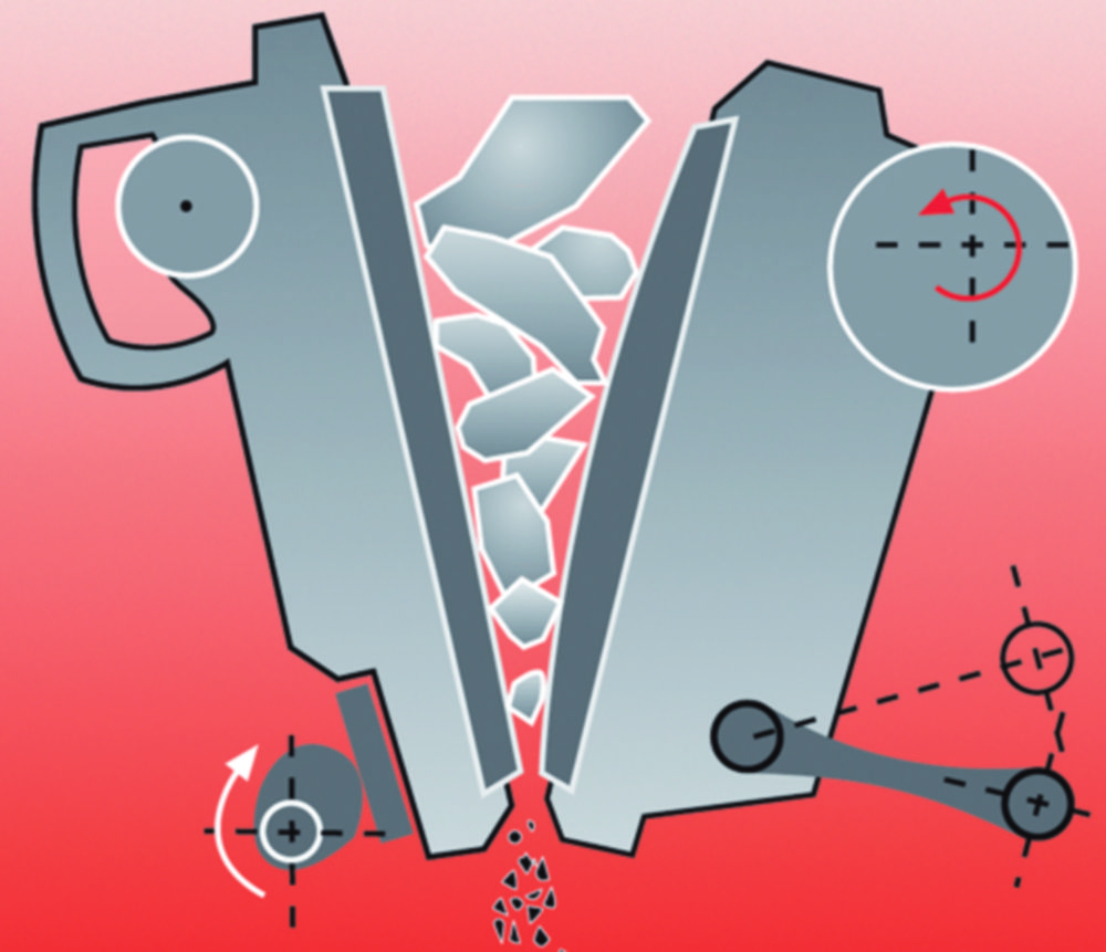 Brechplatte, fest aus rostfreiem Stahl für Pulverisette 1 Typ I