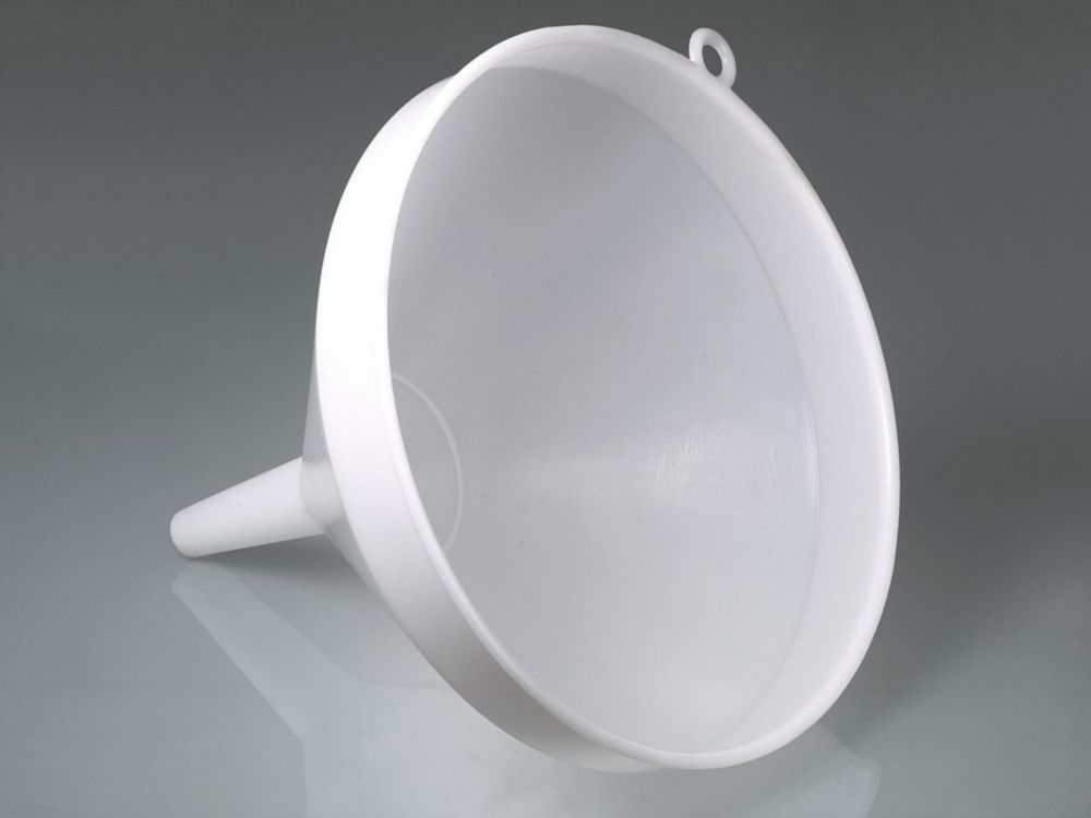 Fasstrichter 430 mm, PE Auslauf 37 mm Ø, mit Aufhängeöse