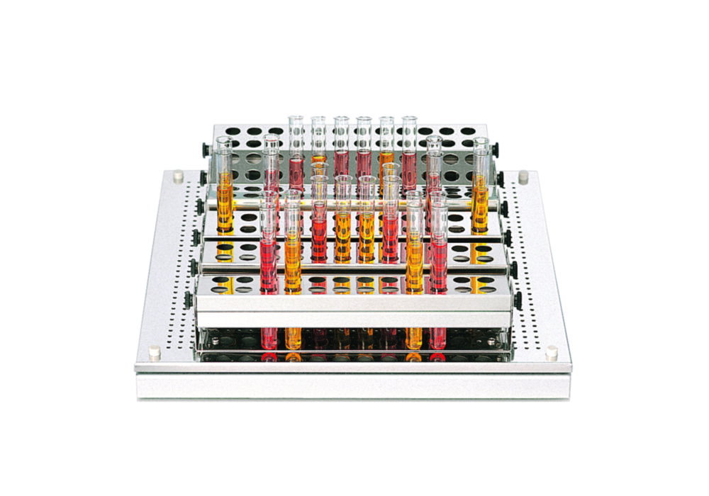 Einsatzgestell für Schütteltablare, Edelstahl