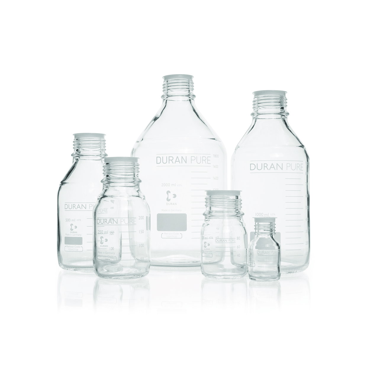 Laborflaschen, Duran® PURE, klar