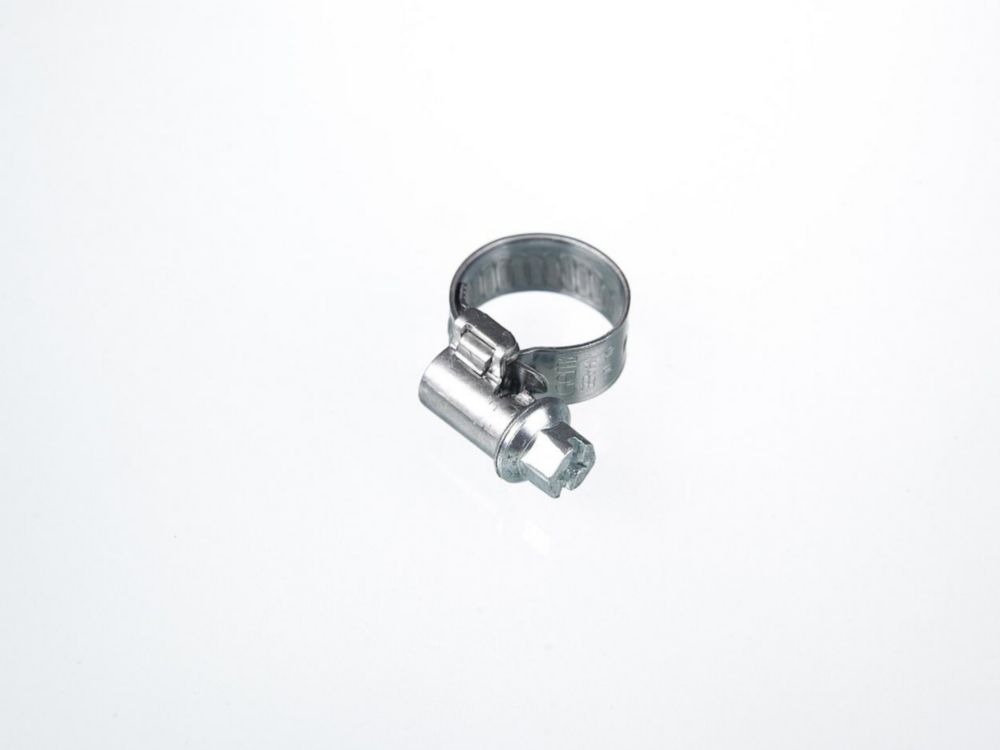 Schneckengewinde-Schellen Ø 10-16 mm Stahl 1.4016, Schraube verzinkt VE=10