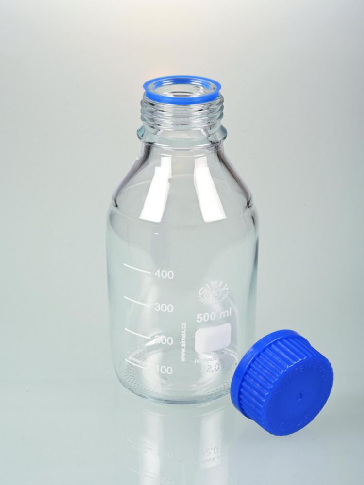 Probenflasche 500 ml Glas, mit Verschluß (GL 45) für Probensammler UniSampler
