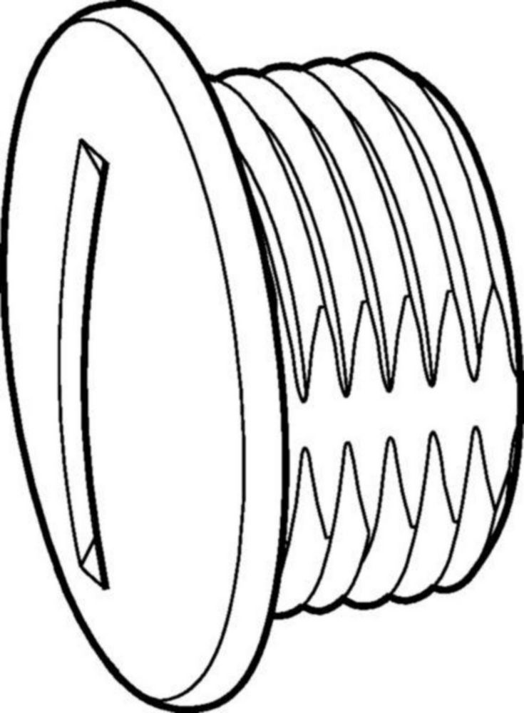 Belüftungsstopfen für Mikrofilter mit Luer-Konus aus PP, inkl. PTFE-Dichtring, für Varispenser 2(x)