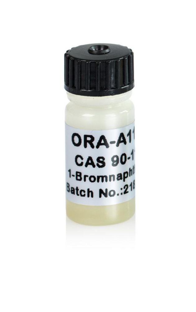Kontaktflüssigkeit (1-Bromnaphthalin) für Abbe-Refraktometer, 2,5 ml. CAS 90-11-9