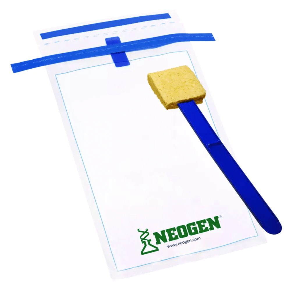 Probenbeutel mit Sponge-Stick, mit gepufferter Pepton-Wasserbrühe