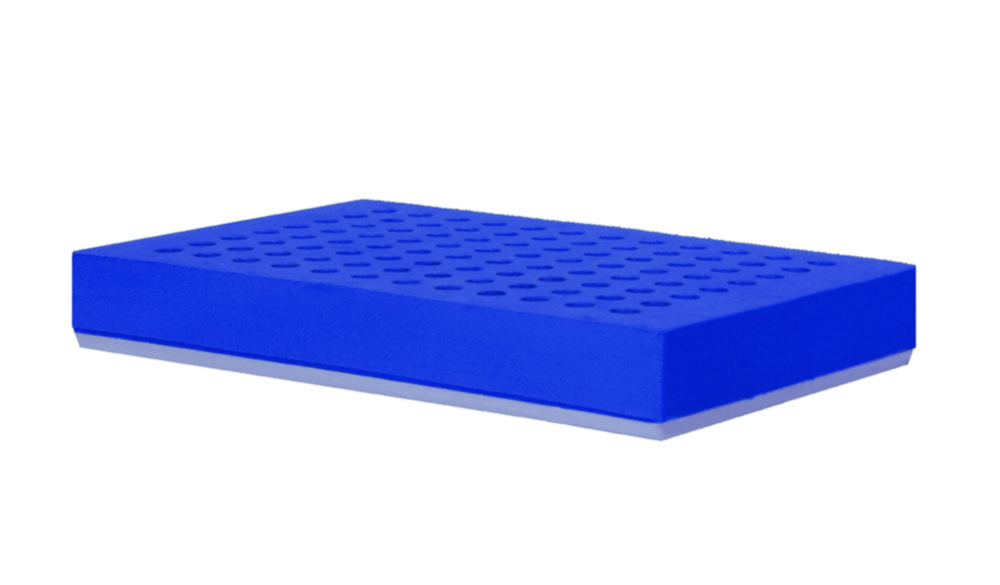 Einsatzblock für 96 x 0,2 ml od. 12 x 0,2 ml Streifen, od. 96-well PCR-Platten, für MPS-1