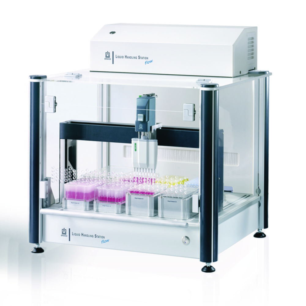 Liquid Handling Station Pipettierroboter mit FlowBox