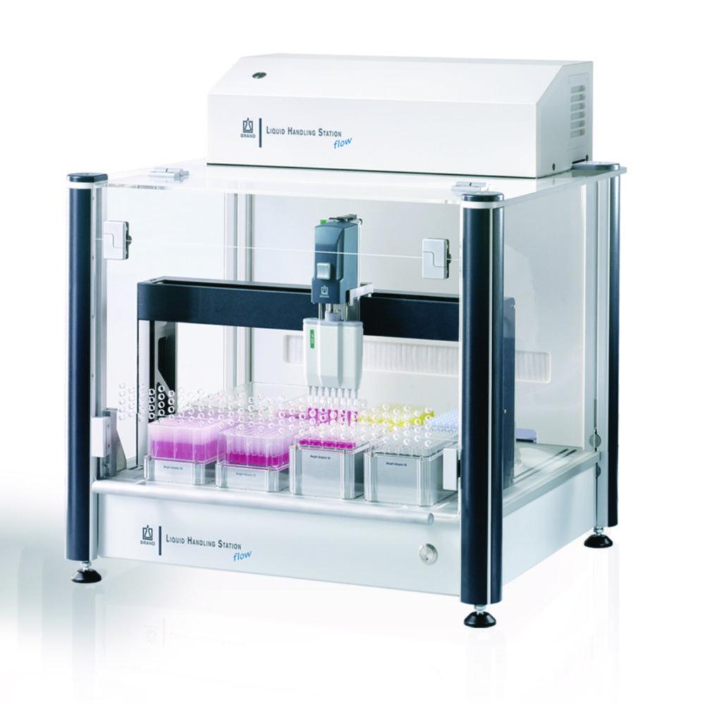 Liquid Handling Station Pipettierroboter mit FlowBox