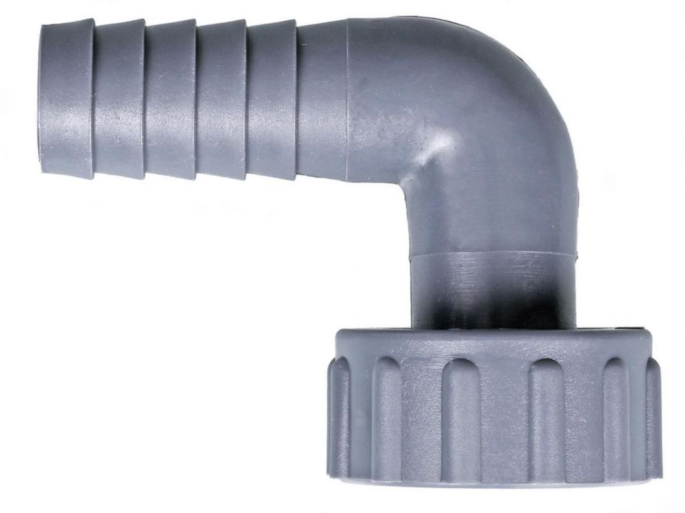 Schlauch-Winkel mit Überwurfmutter Innengewinde ½" Tüllen-Ø 12 mm