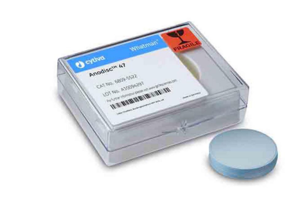 Anorg.-Membran-Ringe Anopore 47, 0,2 µm VE=50