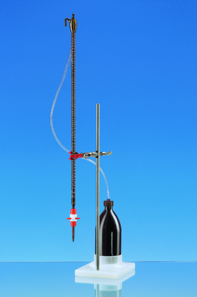 Kompakt-Titrierapparate Braunglas mit PE-Flasche, SILBERBRAND