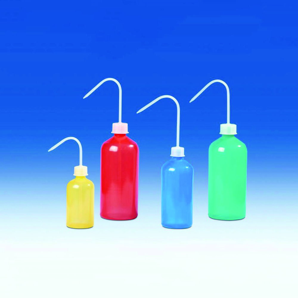 Spritzflaschen, Enghals, LDPE, farbig, Set