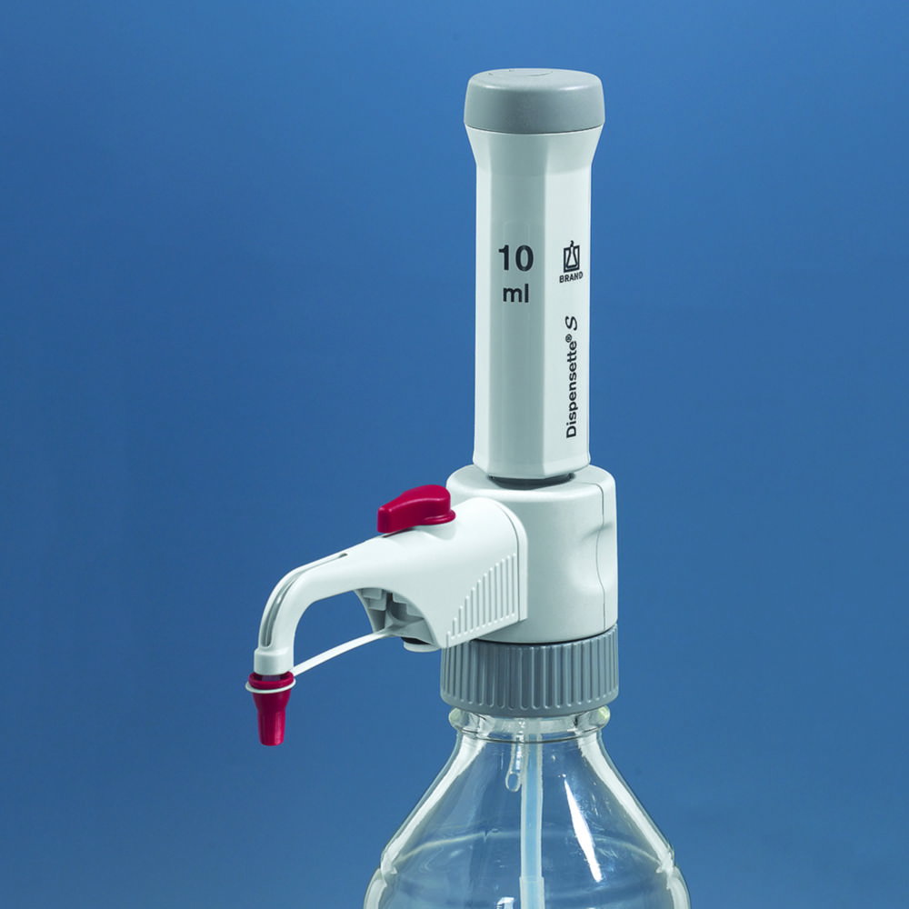 Flaschenaufsatz-Dispenser Dispensette® S Fix, inkl. DAkkS Zertifikat