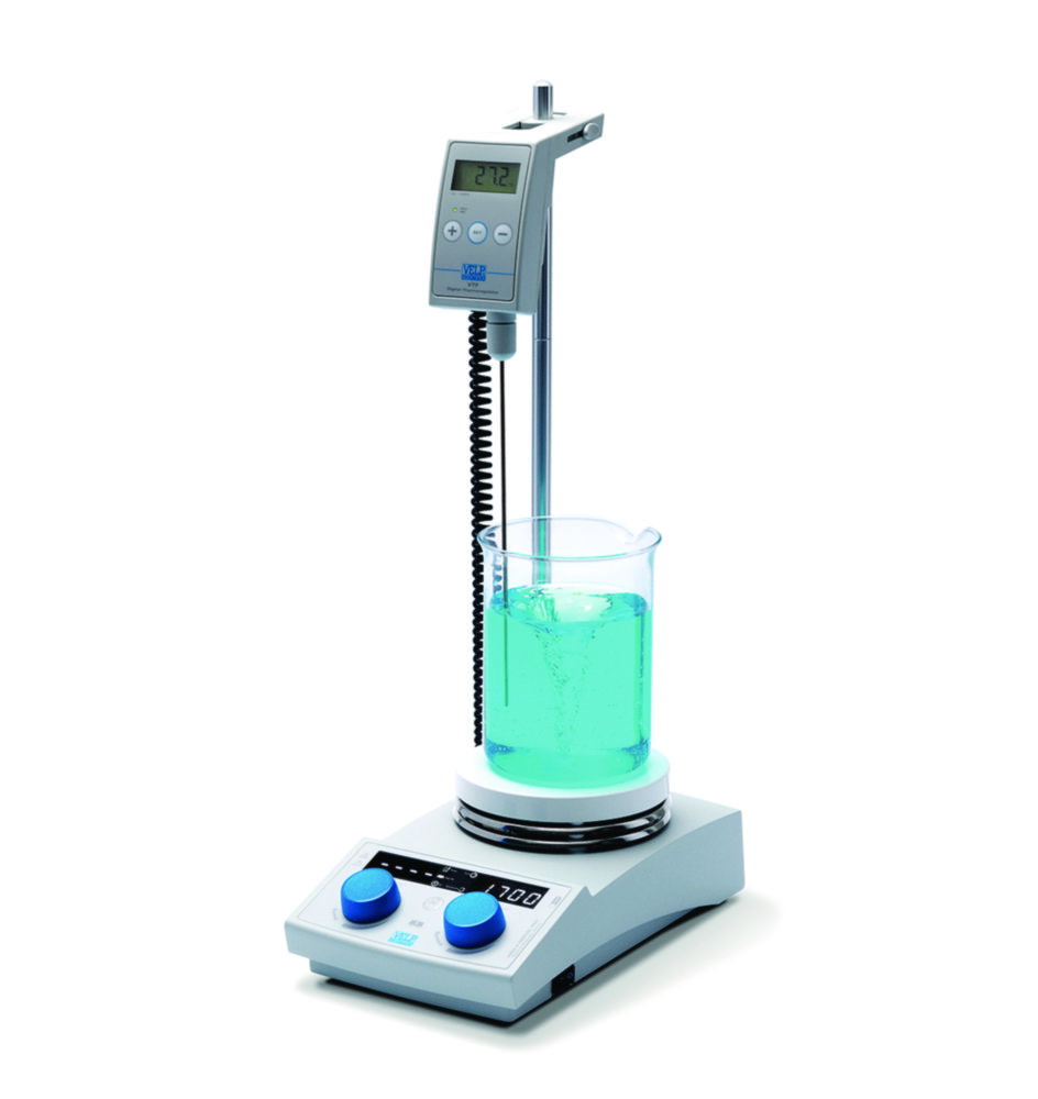 Magnetrührer AREX 6 Digital PRO, mit Temperaturregler VTF und Stativstange | Typ: AREX 6 Digital PRO, Anzahl Rührstellen: 1, Max. Rührmenge: 20 l
