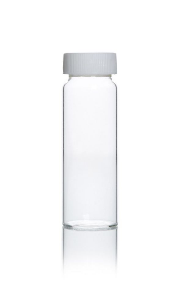 WHEATON-Universal-Probenfläschchen 30 ml Klarglas, mit PP-Kappe montiert VE=500