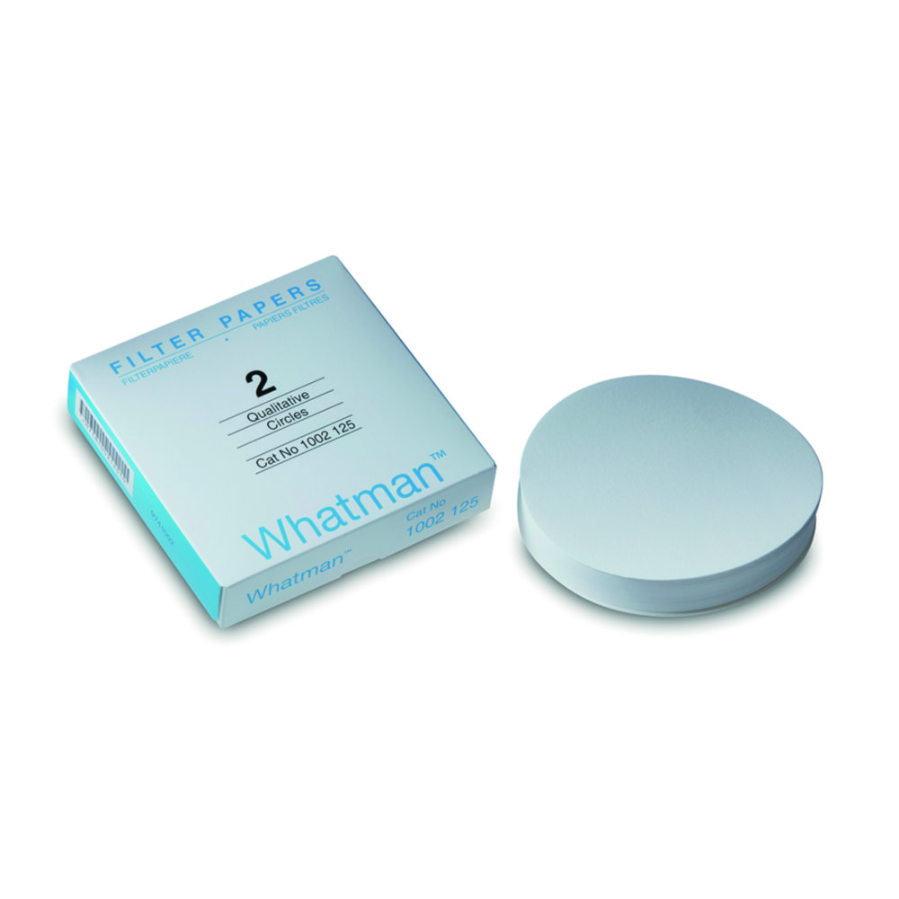 Filtrierpapiere Typ 2, qualitativ, Rundfilter und Bogen