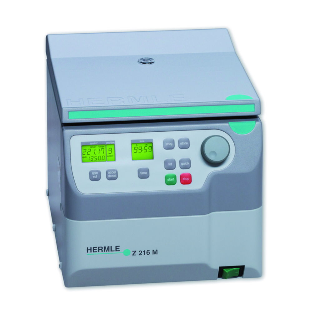 Mikroliterzentrifuge Z 216 MK | Typ: Z 216 MK, Max. RZB: 21631 x g, Drehzahl: 200 ... 15.000 1/min