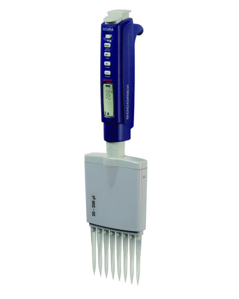Mehrkanal-Mikroliterpipetten Acura® electro 956, variabel