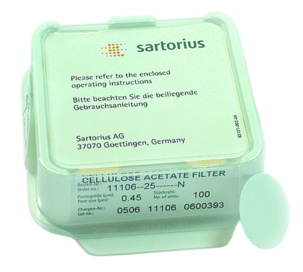 Membranfilter Typ 111, Celluloseacetat