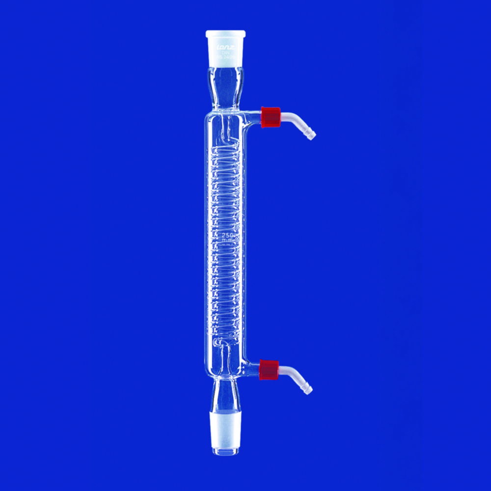 Schlangenkühler, DURAN®-Rohr, mit PP-Oliven