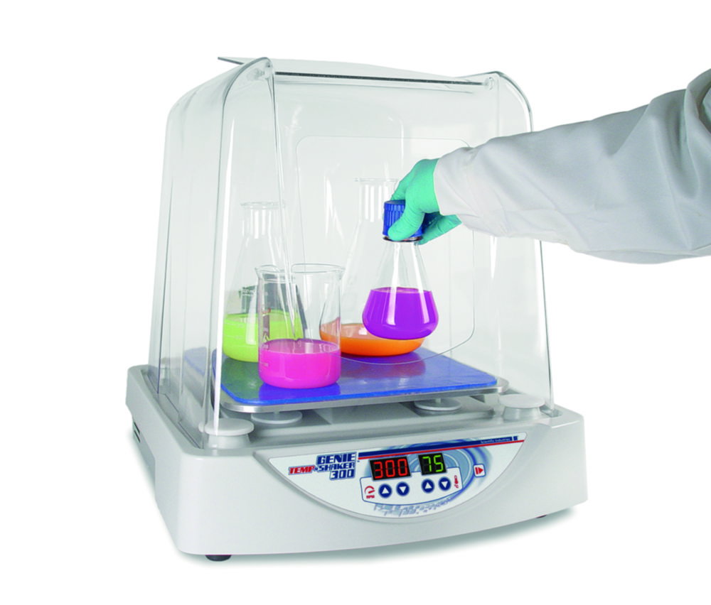 Schüttelinkubator Genie Temp-Shaker 300, mit Anirutschmatte | Typ: Genie Temp-Shaker 300, Temperatur: 28 ... 75 °C