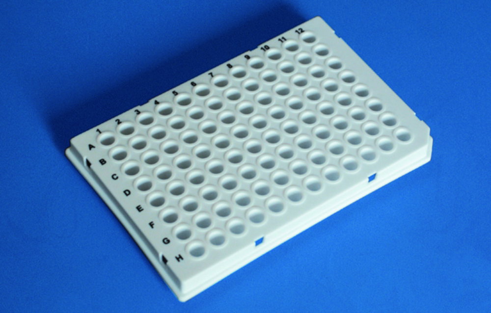 96-well PCR-Platten, PP, halber Rahmen, für Roche® LightCycler® 480