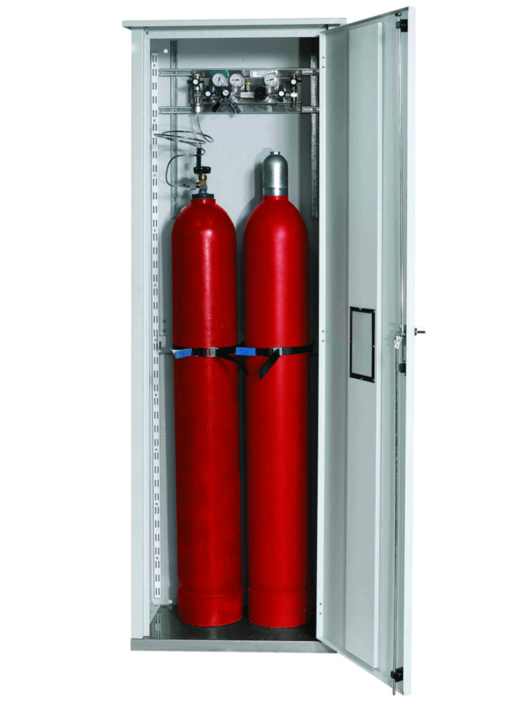 Druckgasflaschenschrank GOD.215.070.R 700x400x2150mm, RAL7035