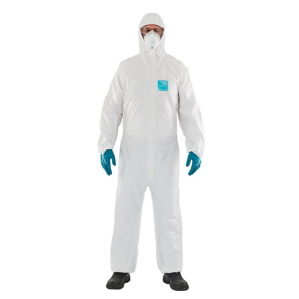 Overall AlphaTec® 2000 STANDARD, Modell 162 | Konfektionsgröße: S, Farbe: weiß