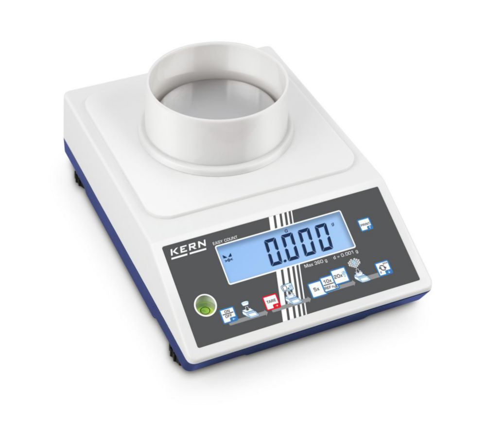 Zählwaage CKE 360-3 360 g / 1 mg, Wägeplatte Ø 81 mm