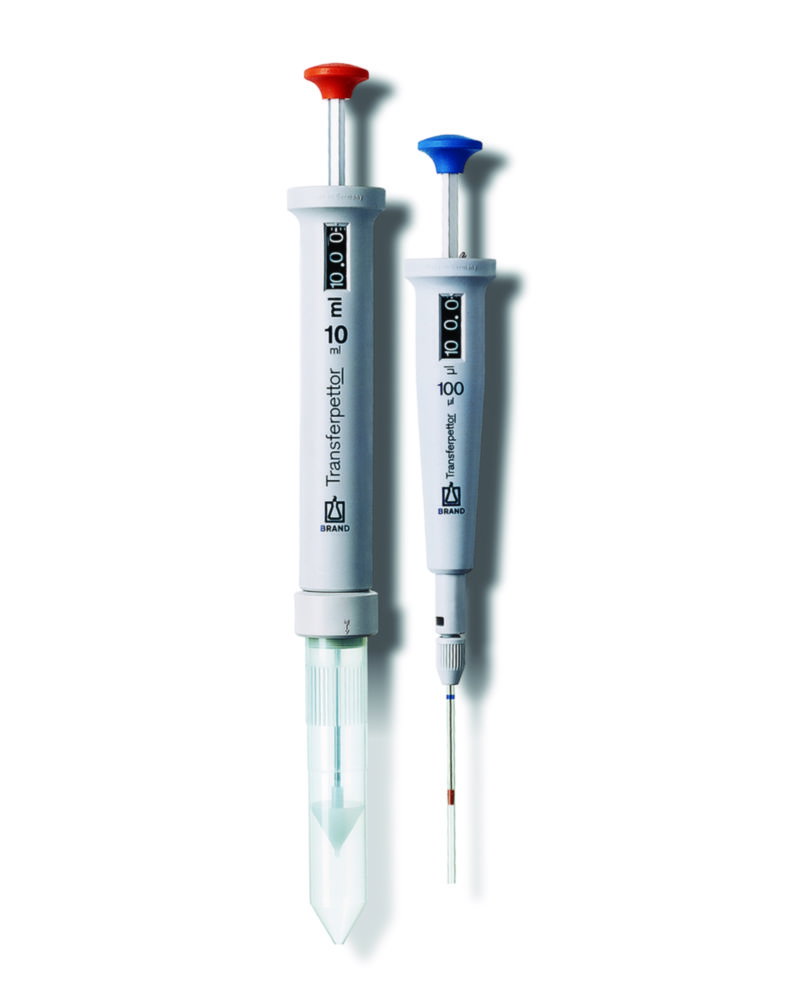 Einkanal-Mikroliterpipette Transferpettor Digital, mit Glaskapillaren
