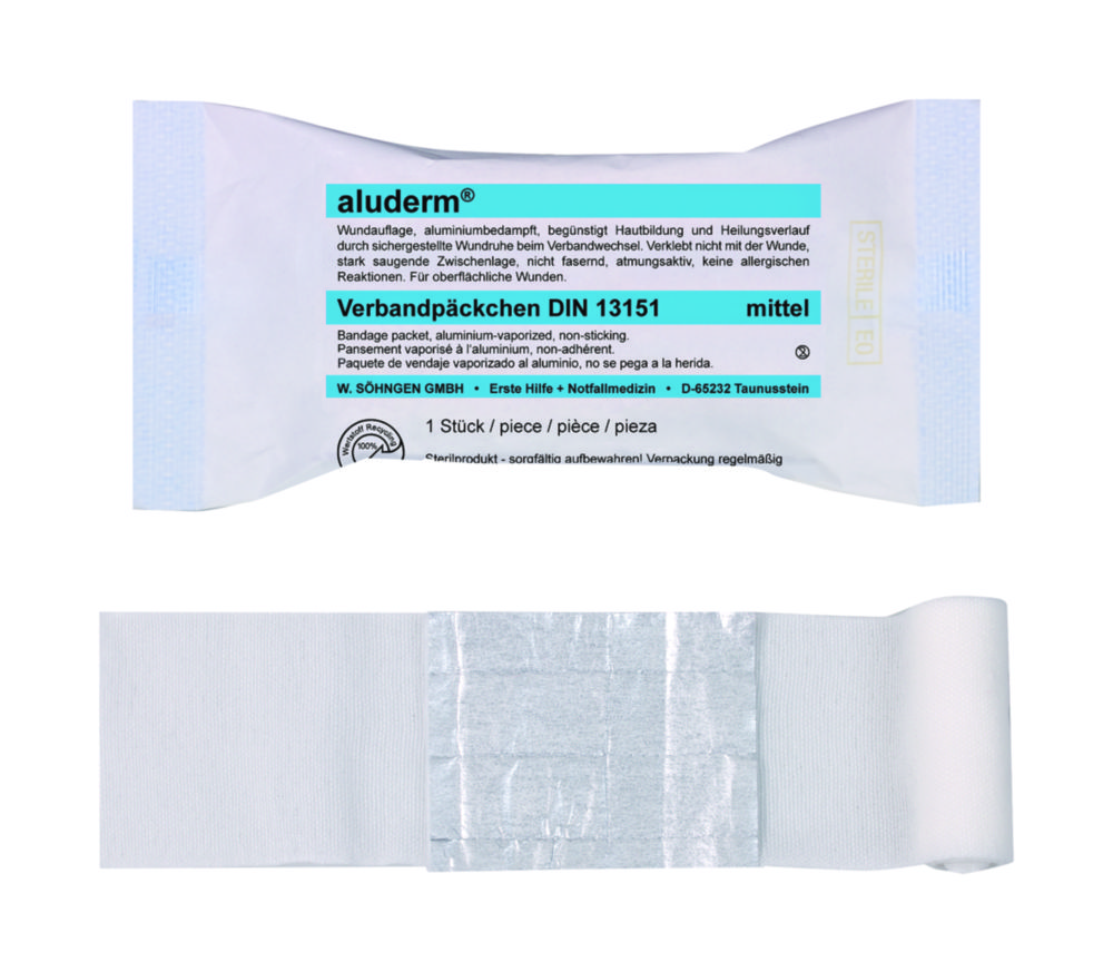 Verbandpäckchen aluderm® DIN, steril