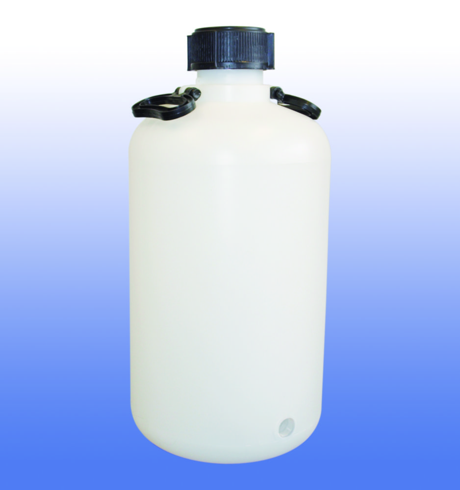 LLG-Ballonflasche, Enghals, HDPE