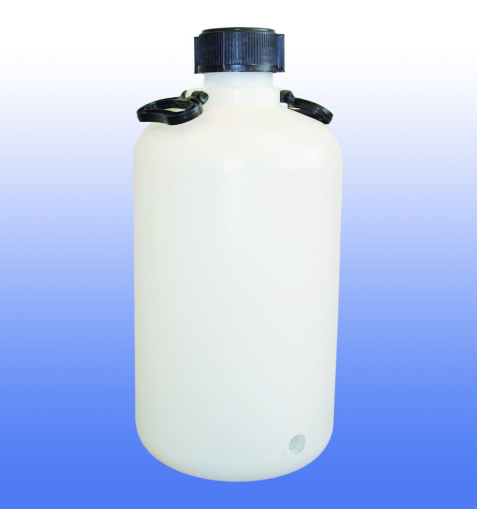 LLG-Ballonflasche, Enghals, HDPE
