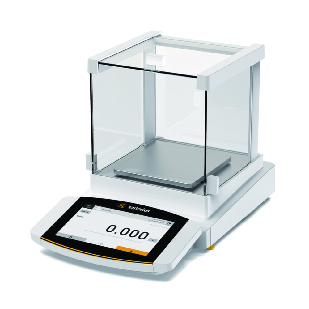 Präzisionswaagen Cubis® II, mit kleinem Windschutz aus Glas | Typ: 5203S, MCA, Max. Last: 5200 g, Ablesbarkeit: 0,001 g