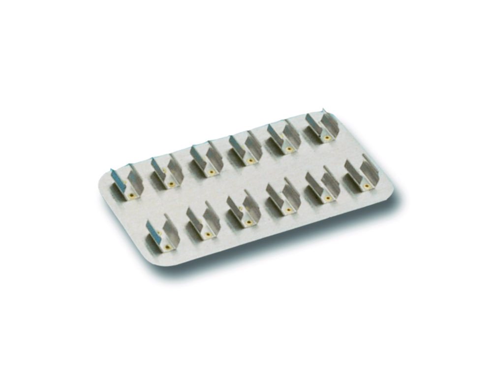 Klammerplatten für Röhrchen
