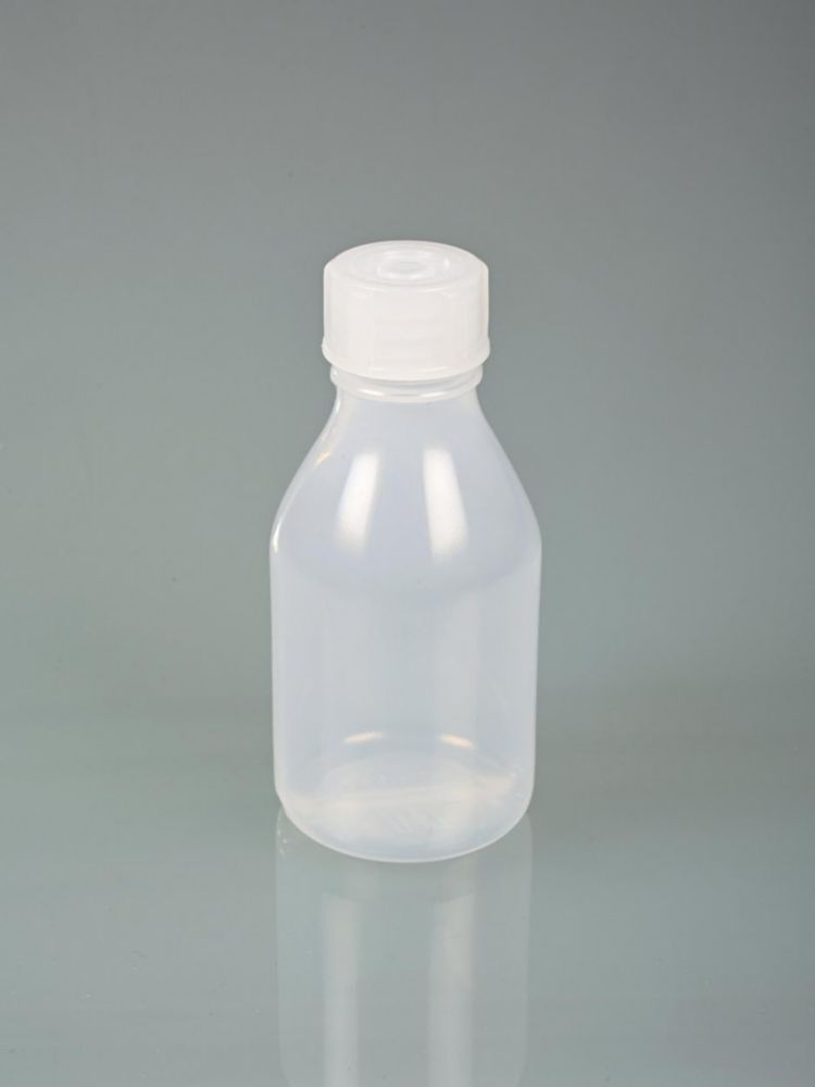 Verpackungsflasche 50 ml LDPE transparent, mit Gewinde GL 18