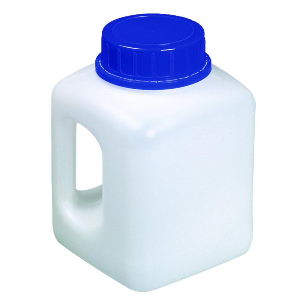 Weithalsbehälter mit Griff, HDPE, mit Originalitätsverschluss