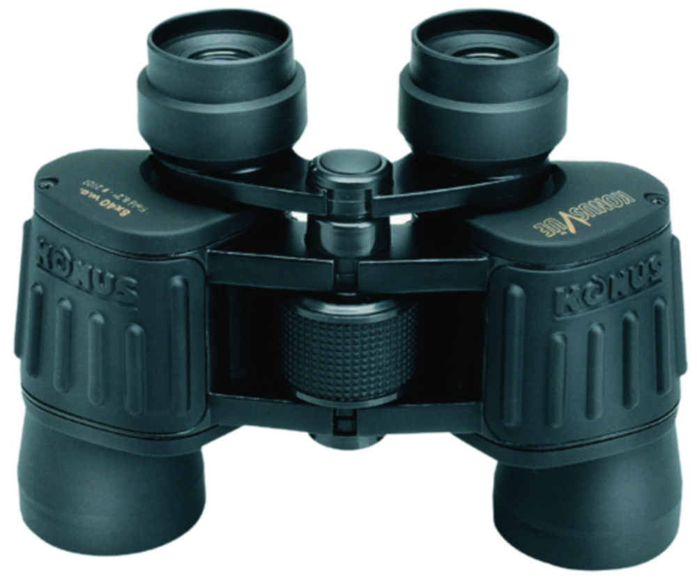 Binokular "KONUSVUE" 8x40 WA Fokus zentriert - schwarzes Gummi