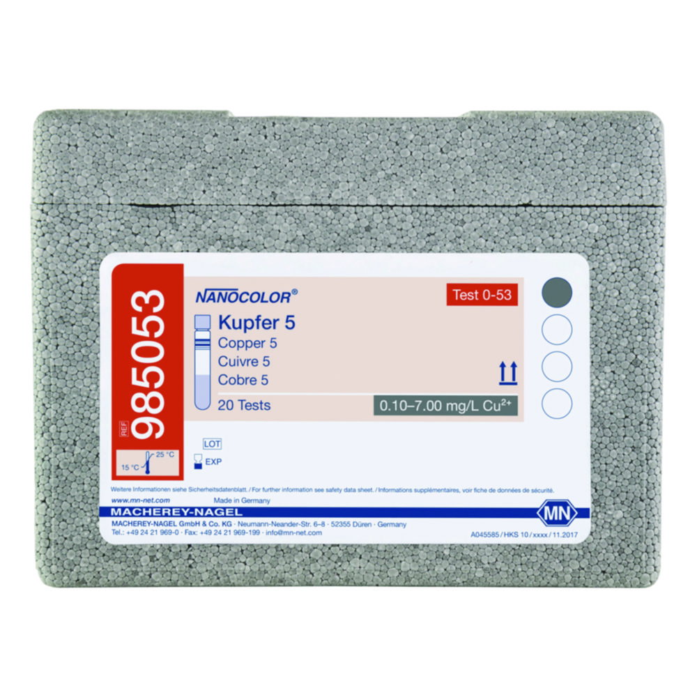 Rundküvettentests NANOCOLOR® Kupfer