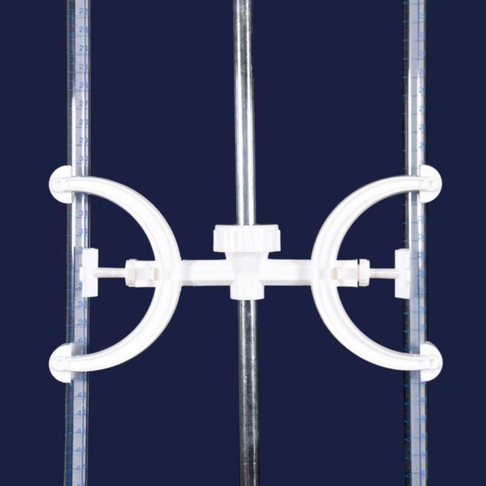 Bürettenklemme, PP für zwei Büretten