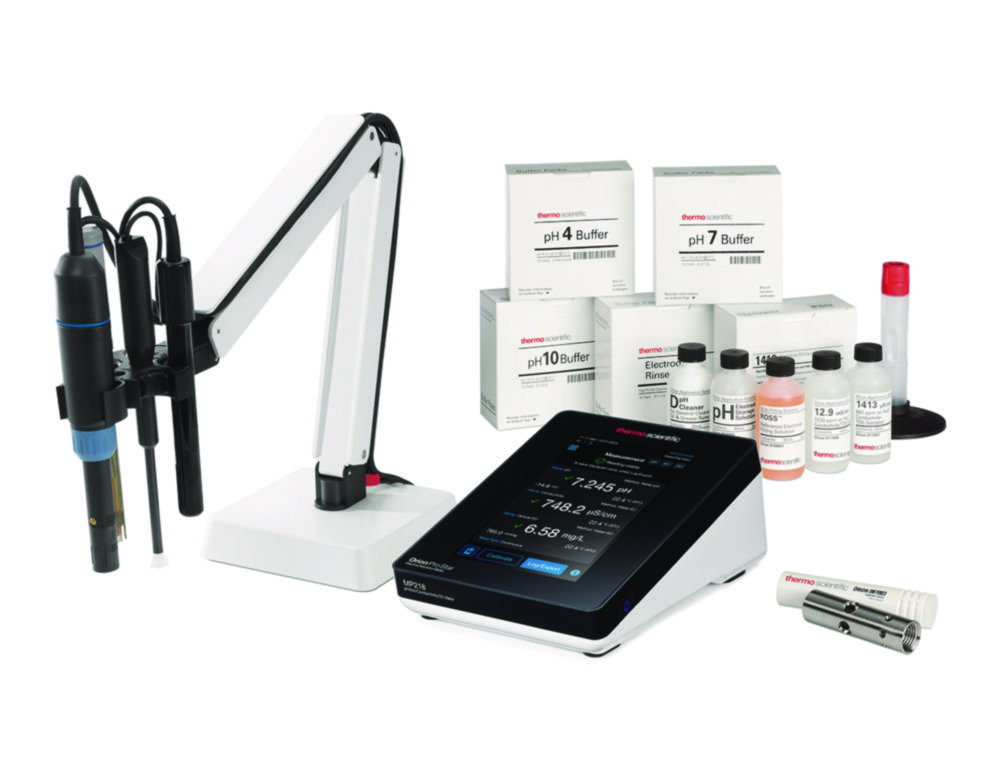 pH/Ionen-, Leitfähigkeits- und Sauerstoffmessgerät Orion™ Pro Star MP218, pH/conductivity/optical DO kit