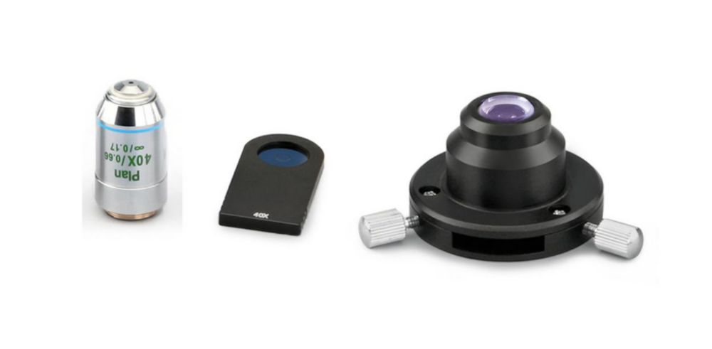 Einzeleinschub mit Inf PH-Plan-Objektiv 40x. für Phasenkontrasteinheit der Serien OBL-1, OBD-1