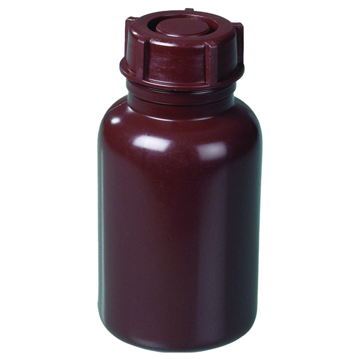 Weithalsflasche, LDPE, braun