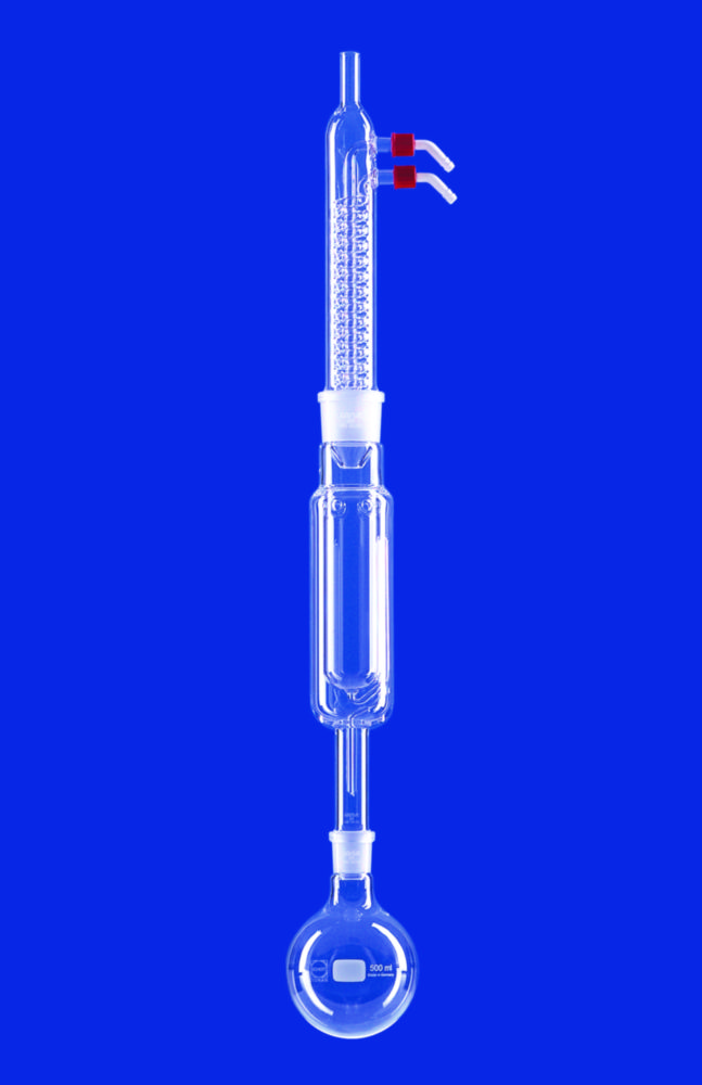 Heiß-Extraktionsapparat nach Knöfler-Böhm, DURAN®-Rohr