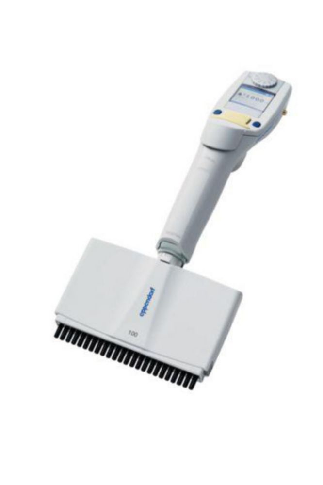 Xplorer® plus 24-Kanal-Pipette variabel 5-100 µL, hellgelb *** Kennzeichnungspflichtig UN 3481 ***